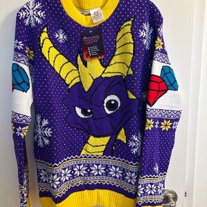 Spyro Christmas Sweater NWT Size Small